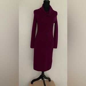 Fine Merino wool Brooks Brothers dress. Size 2. Red wine color